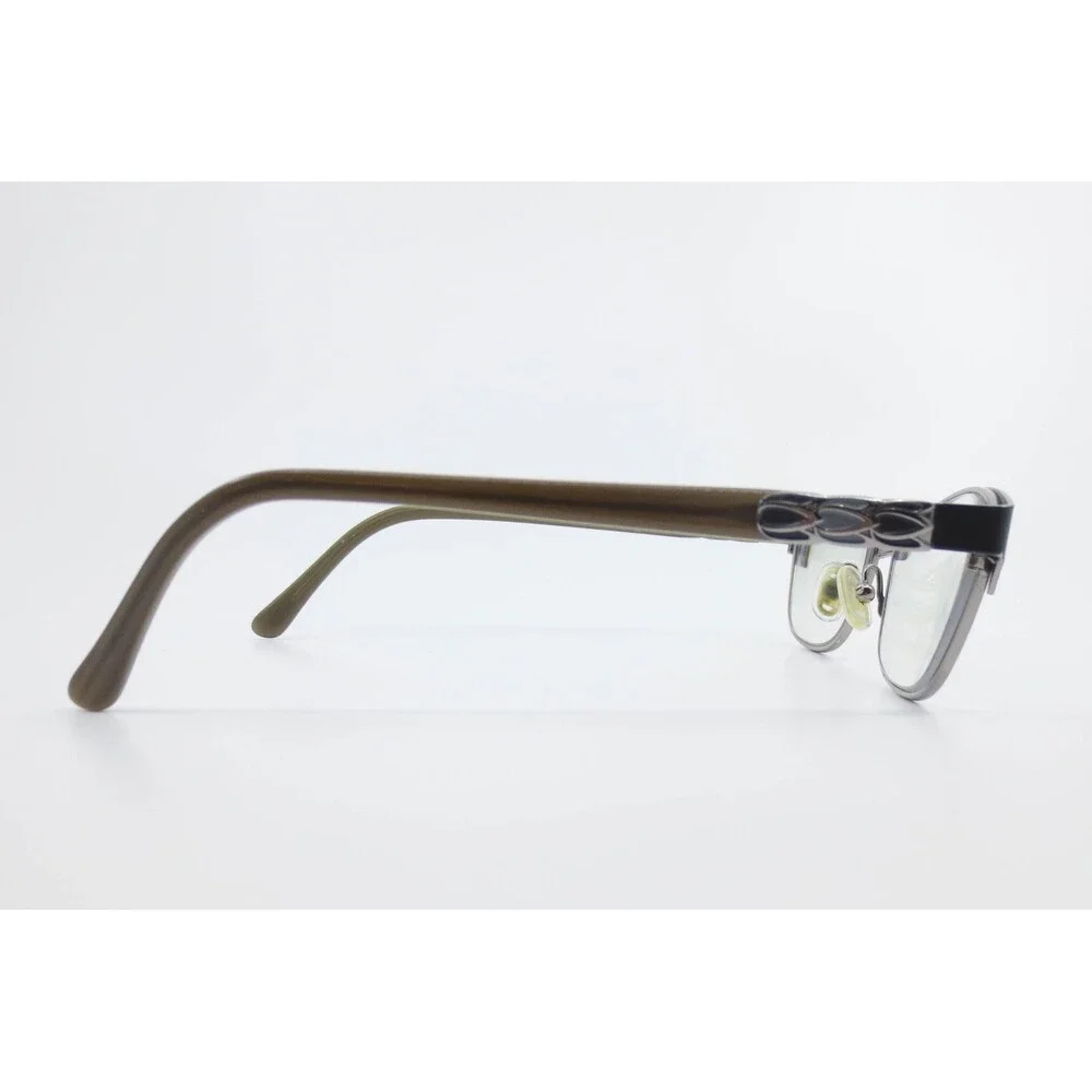 Karen Kane Petites Moonflower Black Olive Cat Eye Eyeglass Frames 49-15-135